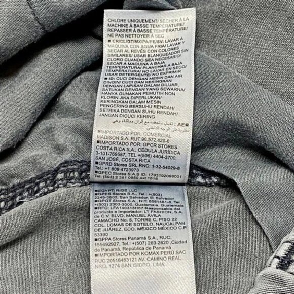 Old Navy OG Chino Pant Women's Medium Washed Gray Cotton Blend Casual GUC - Picture 7 of 12